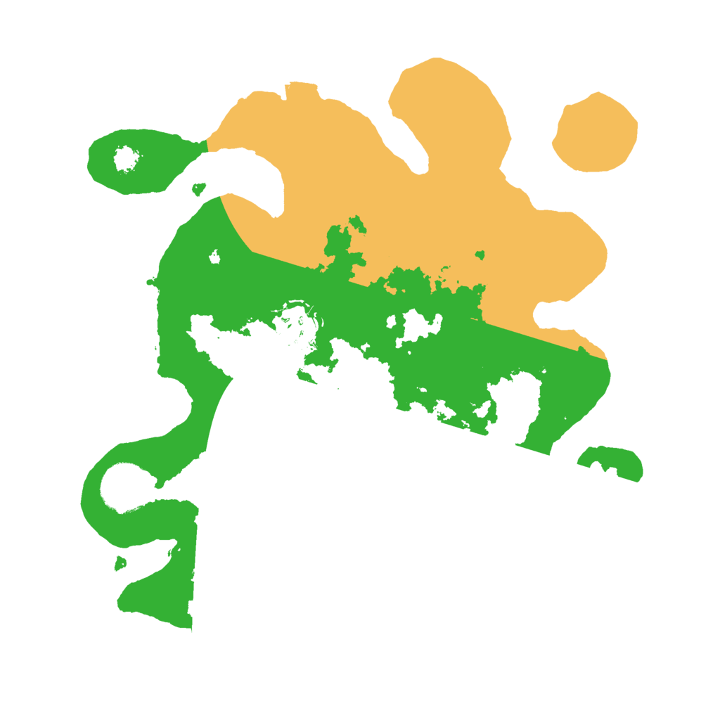 Biome Rust Map: Procedural Map, Size: 2600, Seed: 47525259