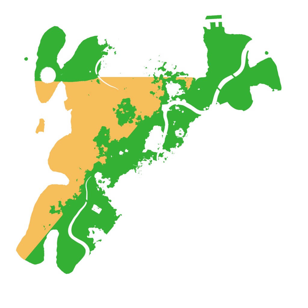 Biome Rust Map: Procedural Map, Size: 3500, Seed: 27380729