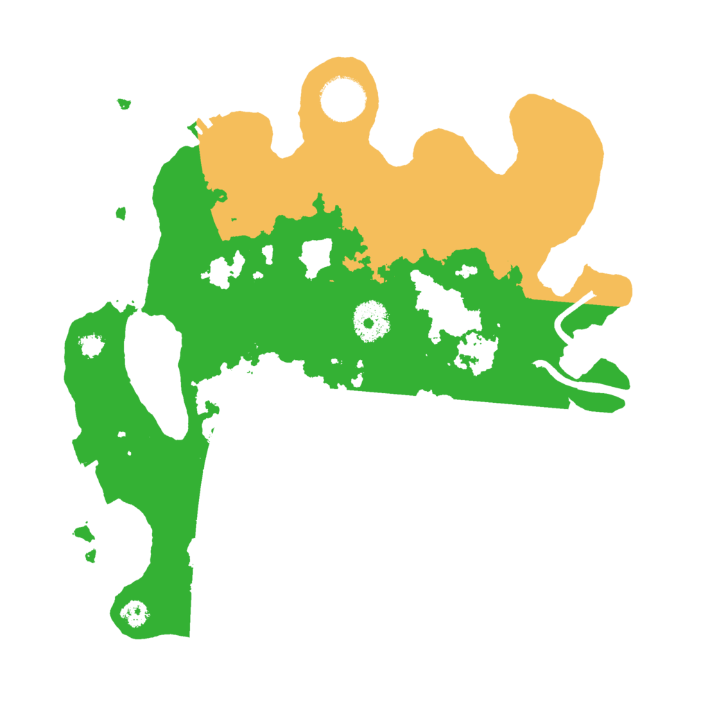 Biome Rust Map: Procedural Map, Size: 2800, Seed: 1491738892