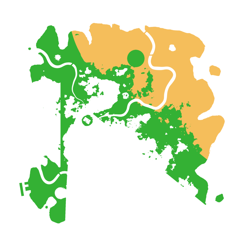 Biome Rust Map: Procedural Map, Size: 3700, Seed: 1764836658