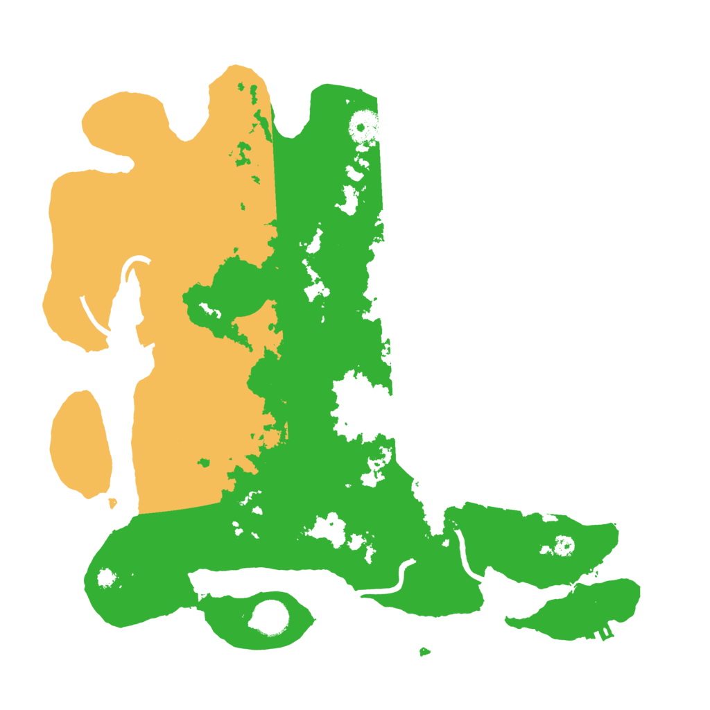 Biome Rust Map: Procedural Map, Size: 3500, Seed: 1821822704