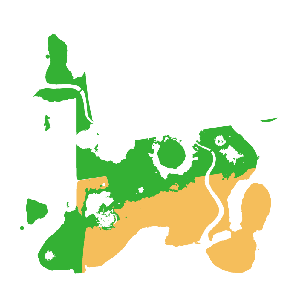 Biome Rust Map: Procedural Map, Size: 3000, Seed: 25044