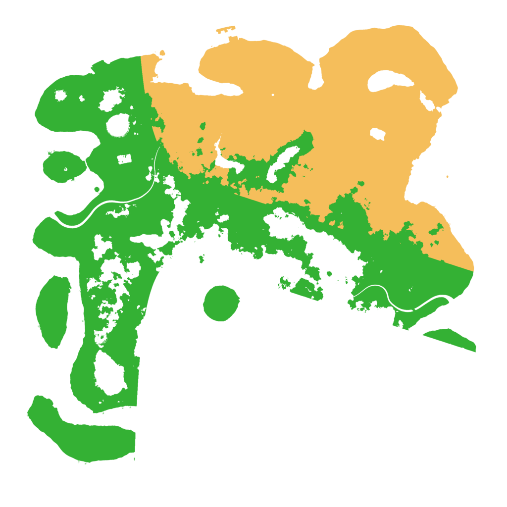 Biome Rust Map: Procedural Map, Size: 4000, Seed: 130768