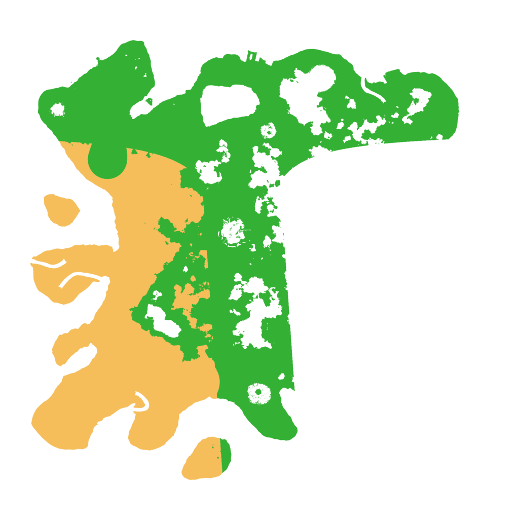 Biome Rust Map: Procedural Map, Size: 3500, Seed: 128867160