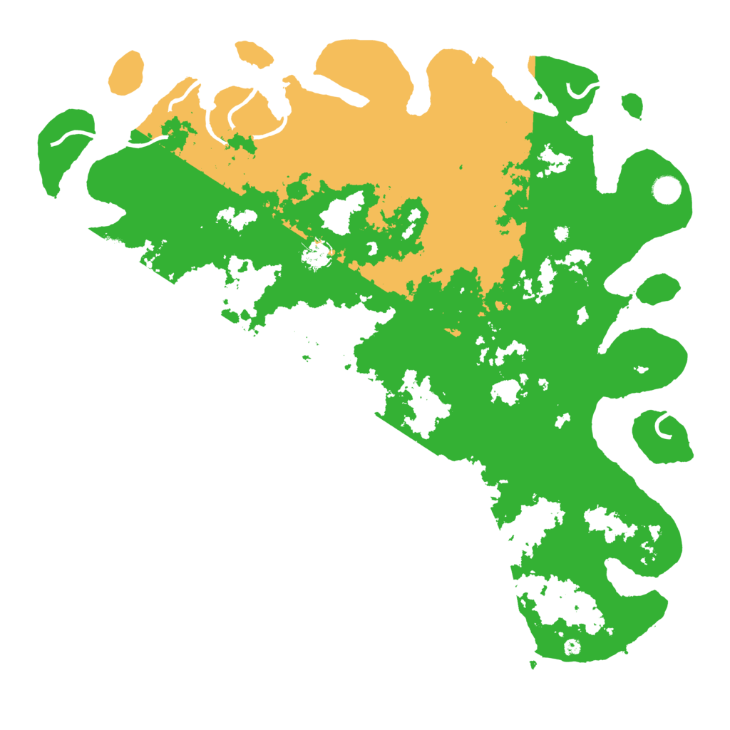 Biome Rust Map: Procedural Map, Size: 4500, Seed: 1150770030