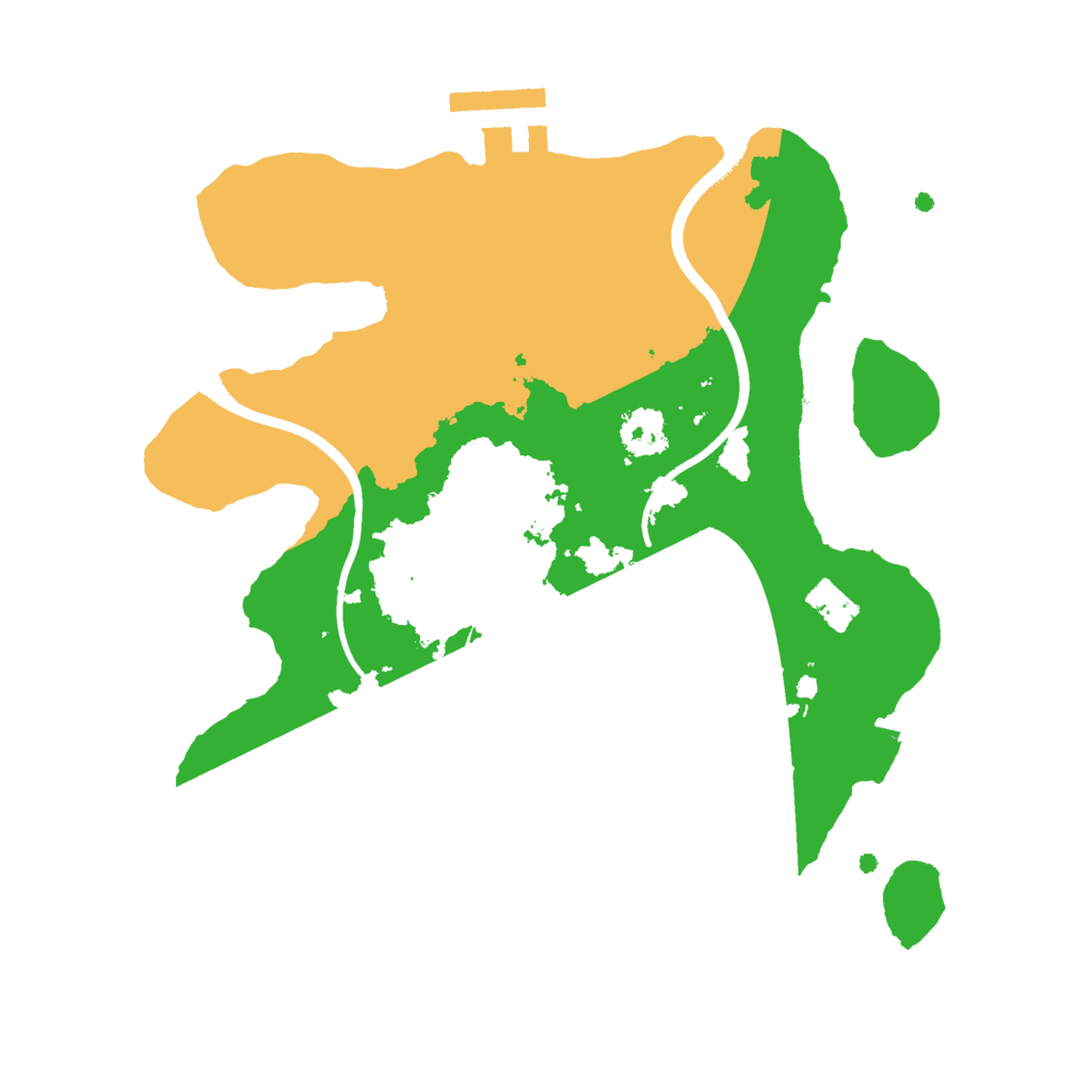 Biome Rust Map: Procedural Map, Size: 2300, Seed: 89347