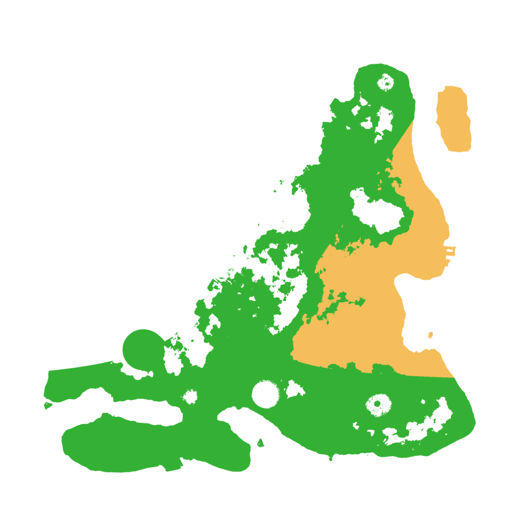 Biome Rust Map: Procedural Map, Size: 3333, Seed: 1109