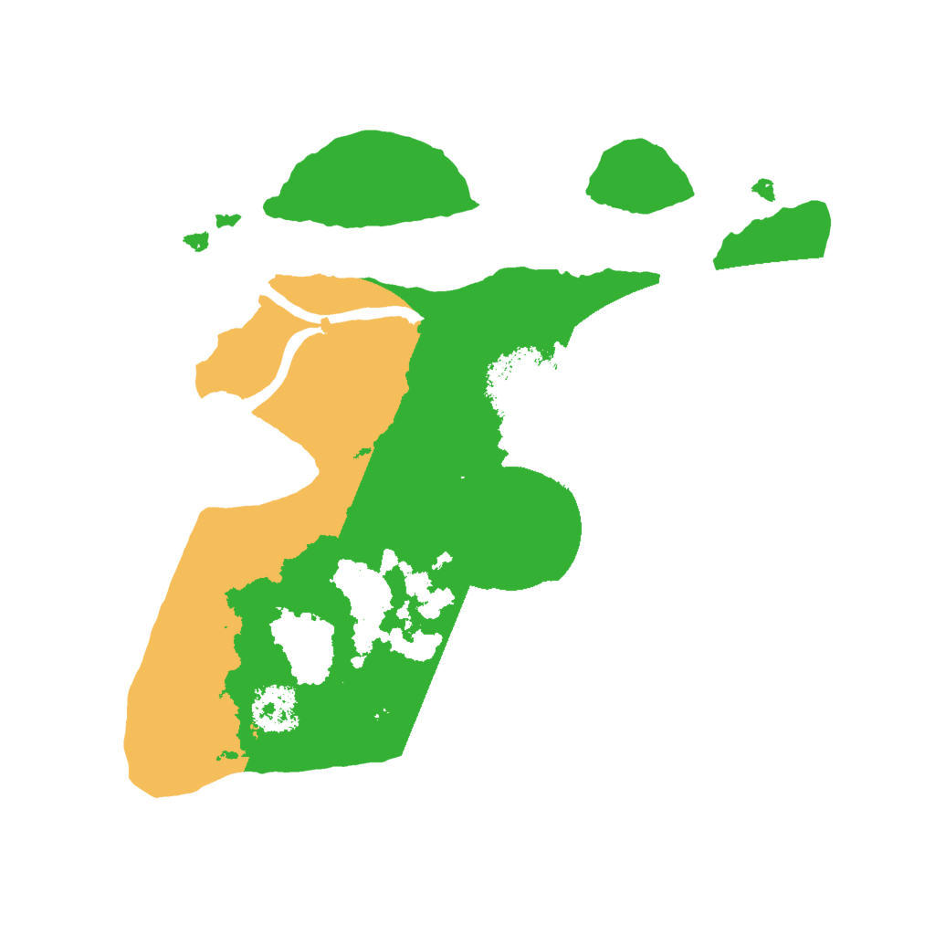 Biome Rust Map: Procedural Map, Size: 2000, Seed: 9846021