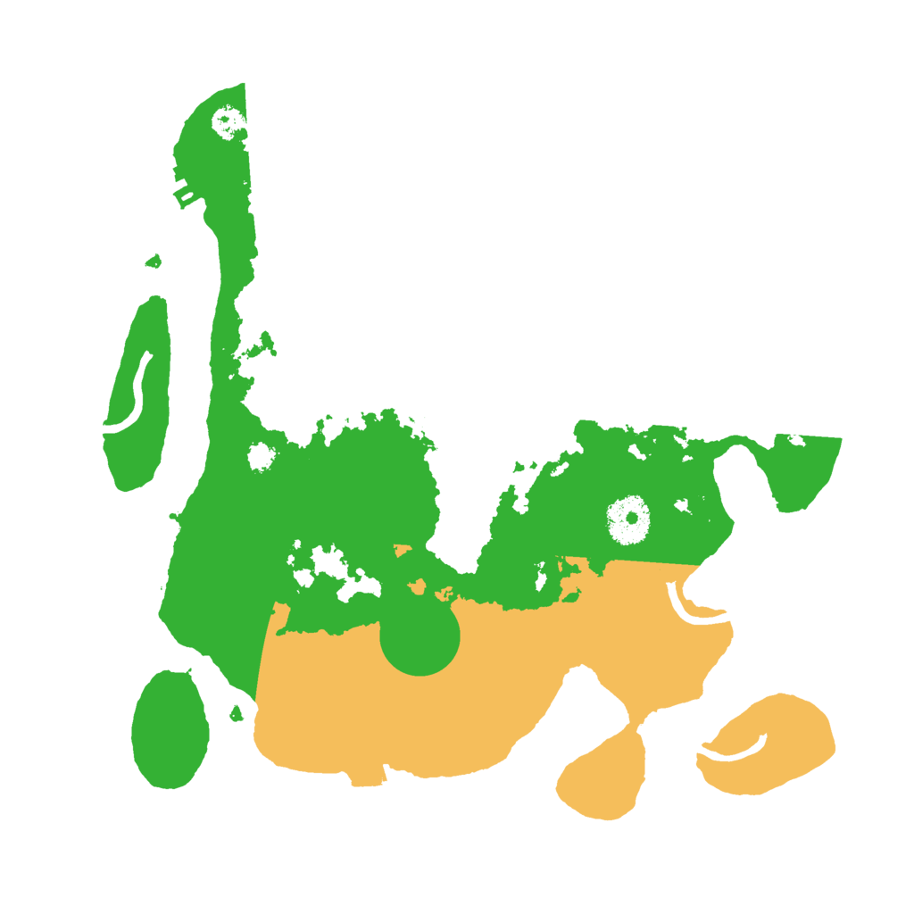 Biome Rust Map: Procedural Map, Size: 3000, Seed: 64084549