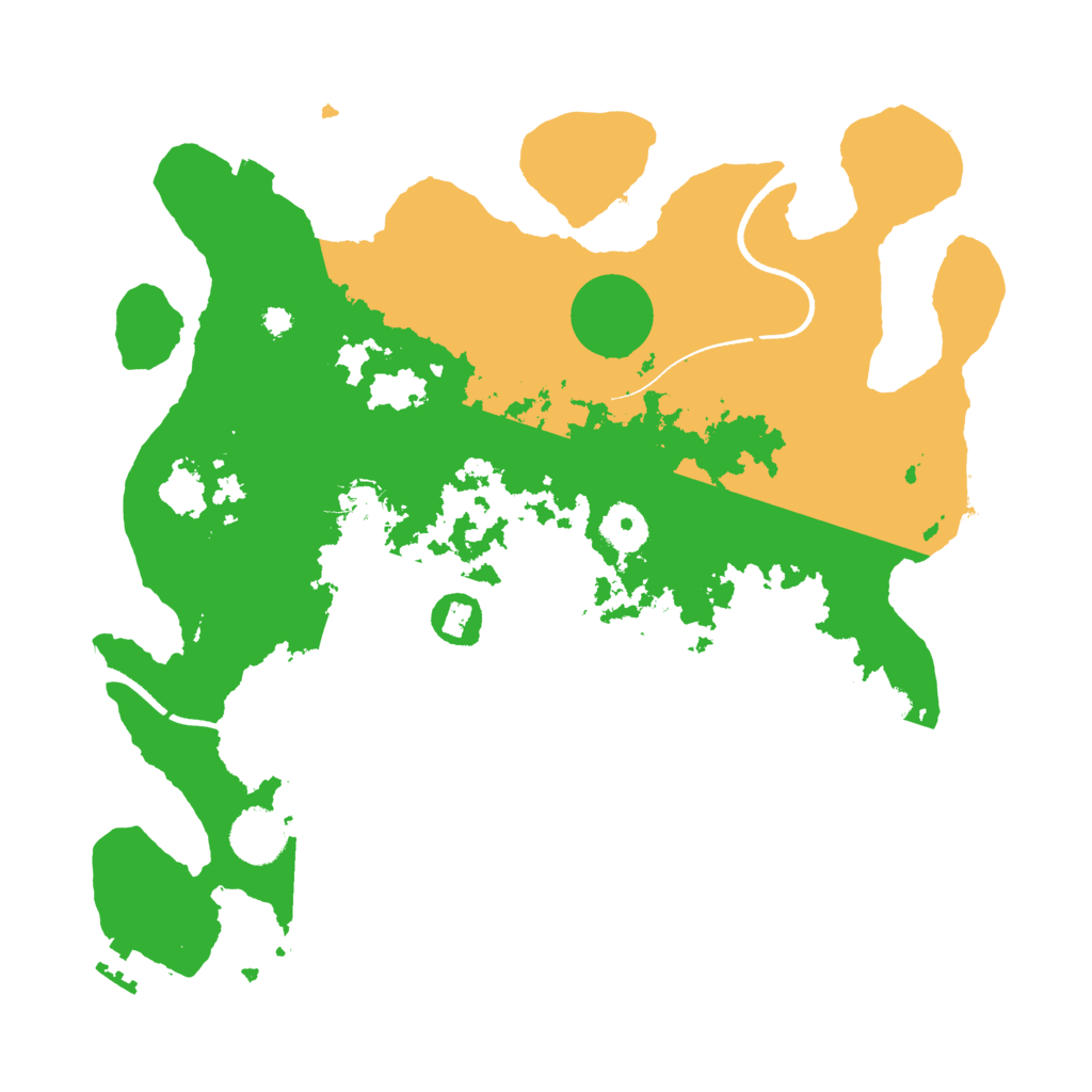 Biome Rust Map: Procedural Map, Size: 3500, Seed: 2139053860