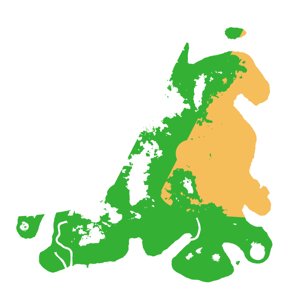 Biome Rust Map: Procedural Map, Size: 3500, Seed: 1948143570