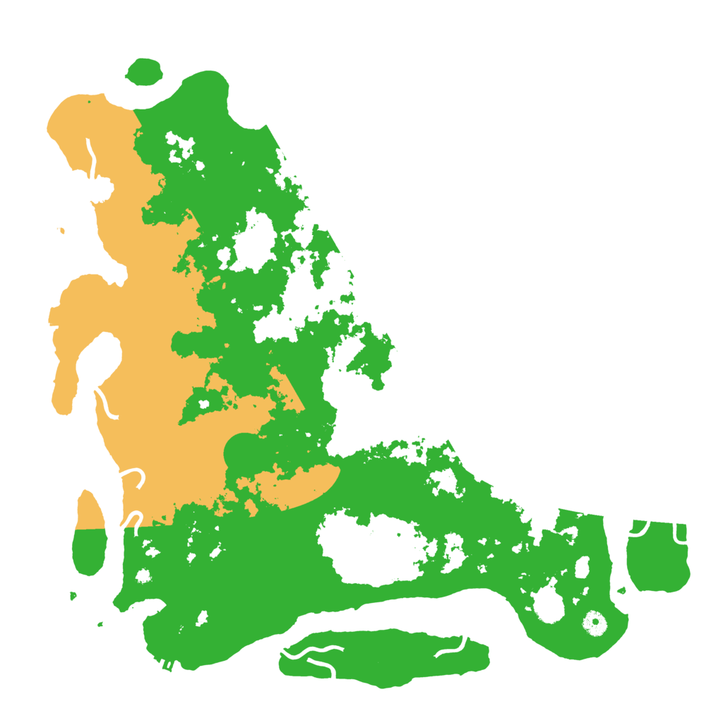 Biome Rust Map: Procedural Map, Size: 4500, Seed: 60636307