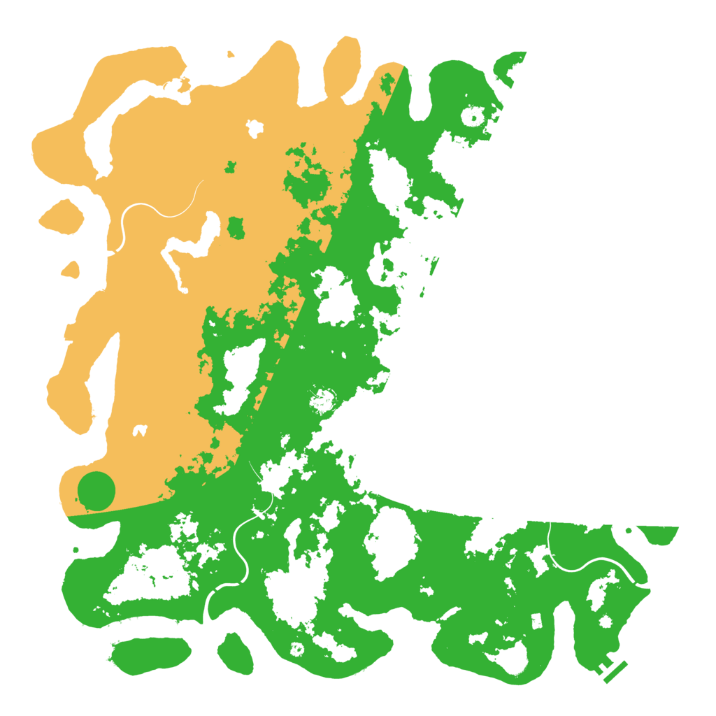 Biome Rust Map: Procedural Map, Size: 5000, Seed: 23766612