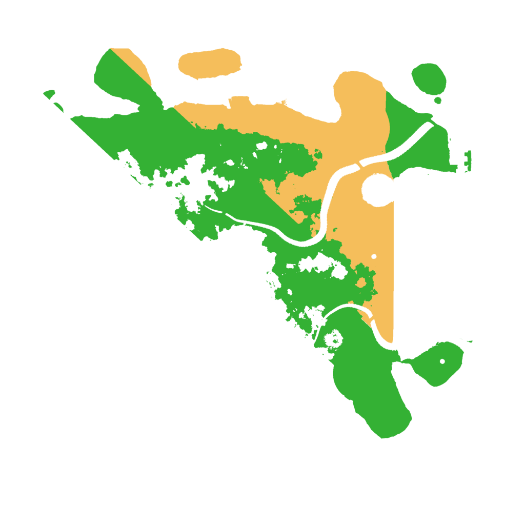 Biome Rust Map: Procedural Map, Size: 3000, Seed: 11312