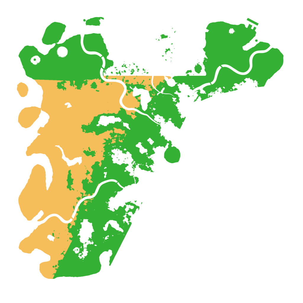 Biome Rust Map: Procedural Map, Size: 5000, Seed: 1950726114