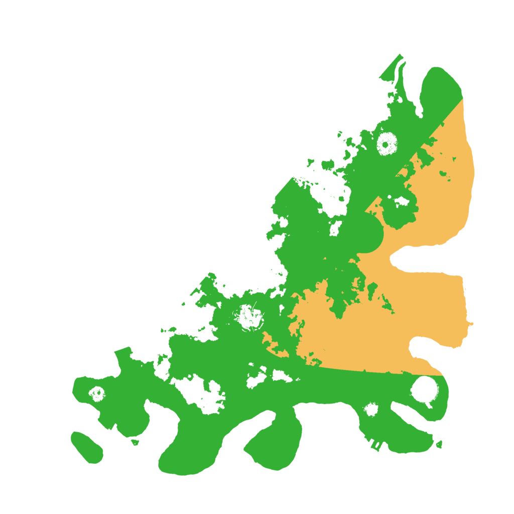 Biome Rust Map: Procedural Map, Size: 3500, Seed: 557356040