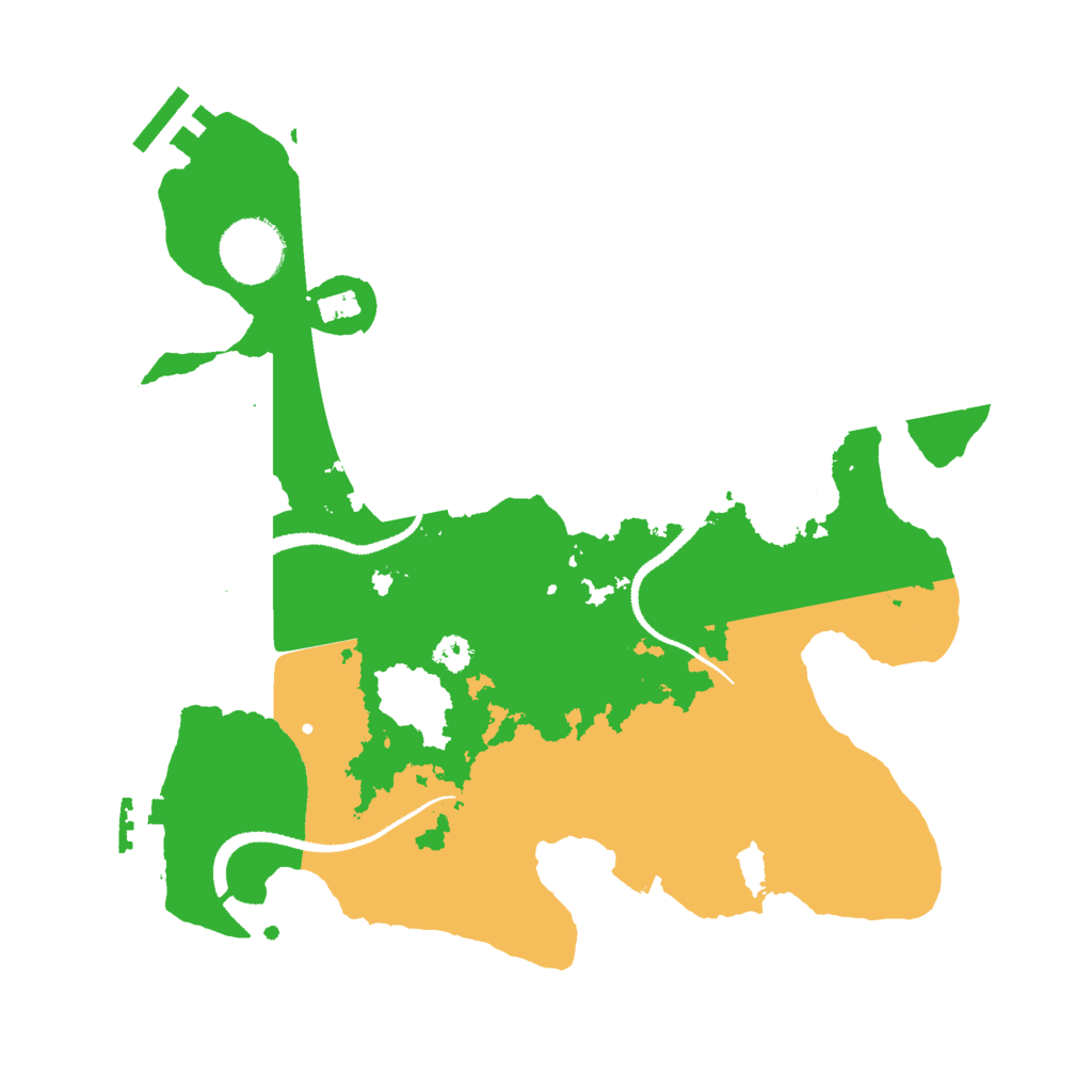 Biome Rust Map: Procedural Map, Size: 3000, Seed: 1908918517