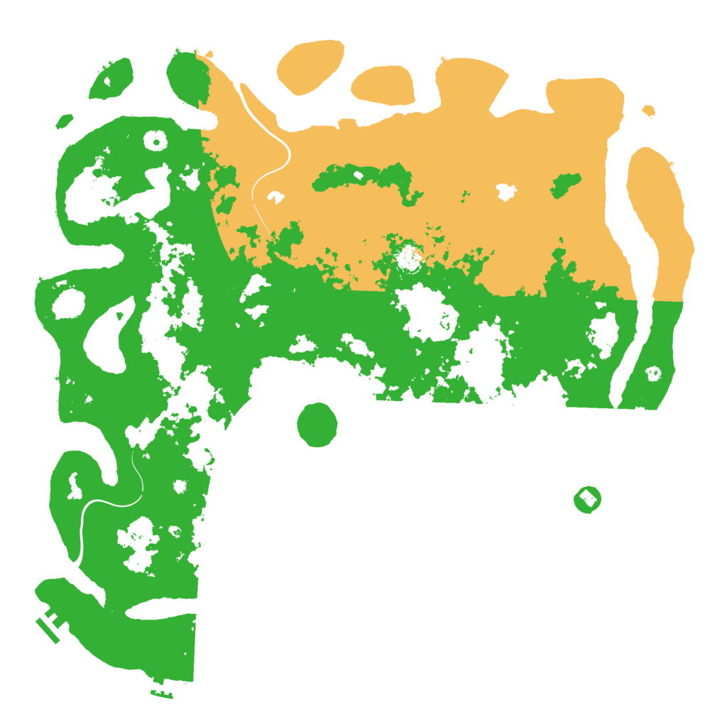 Biome Rust Map: Procedural Map, Size: 4800, Seed: 2011517304