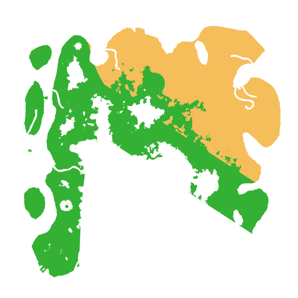 Biome Rust Map: Procedural Map, Size: 3700, Seed: 1229007120