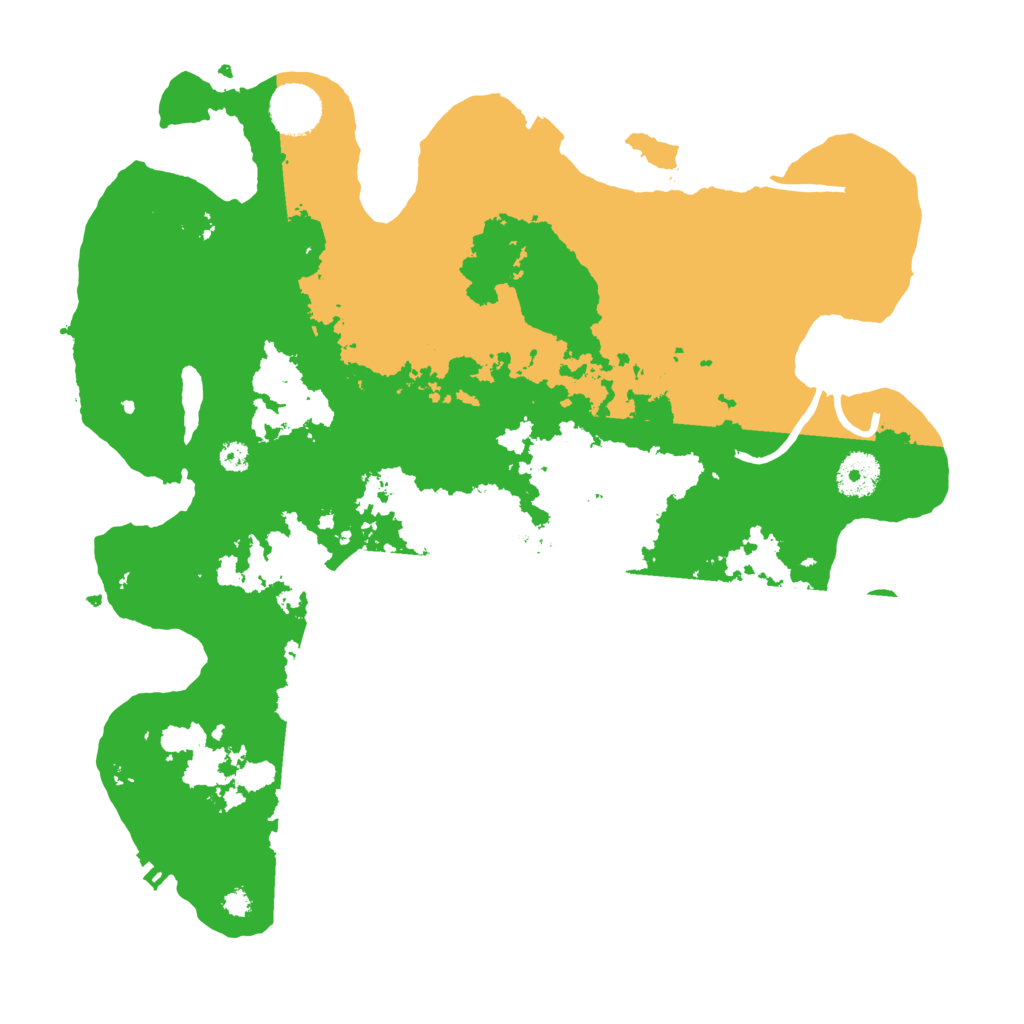 Biome Rust Map: Procedural Map, Size: 3500, Seed: 79773705