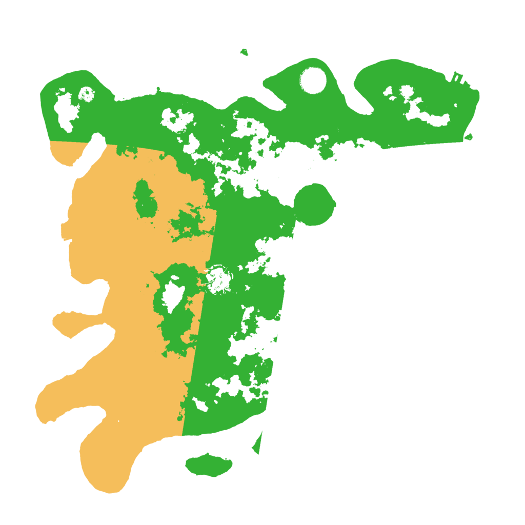 Biome Rust Map: Procedural Map, Size: 3500, Seed: 5169