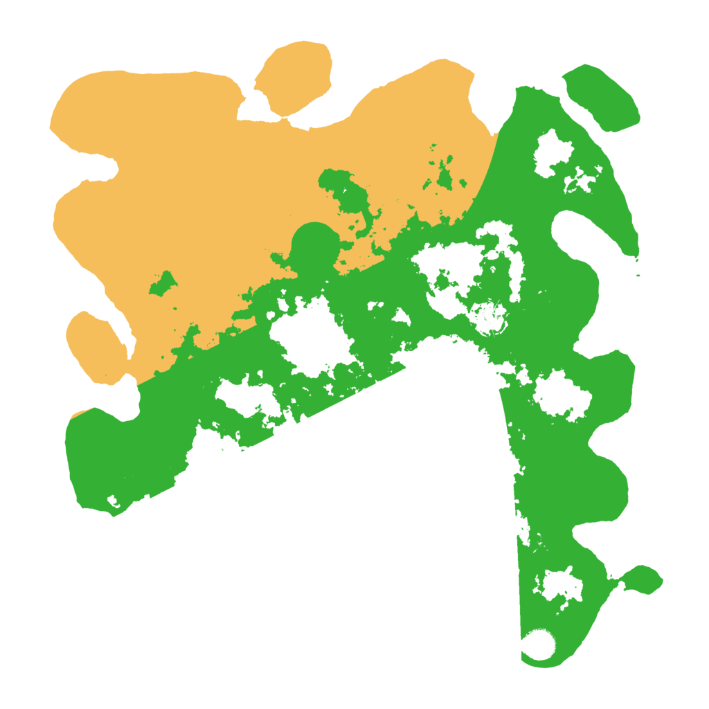 Biome Rust Map: Barren, Size: 4000, Seed: 1000000