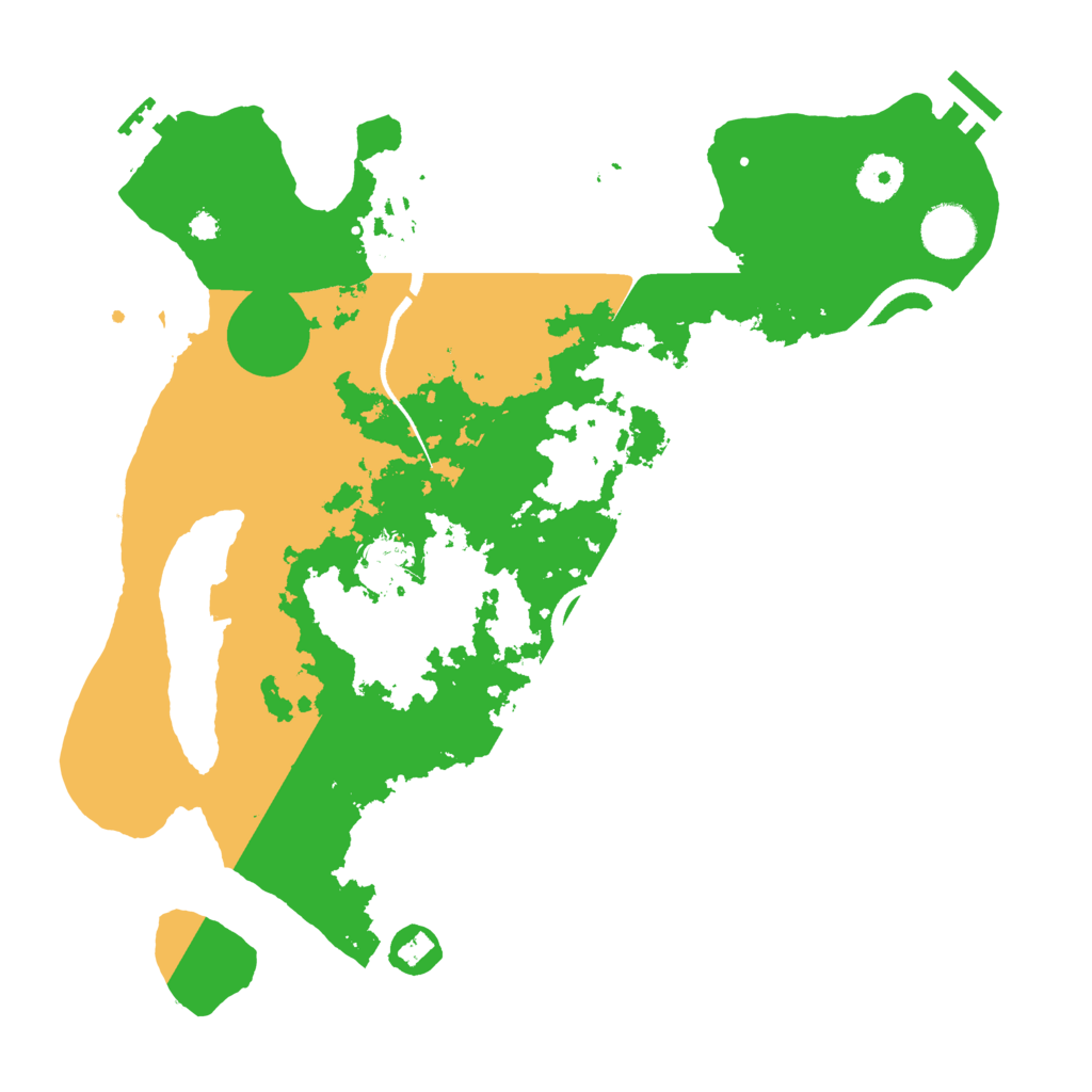 Biome Rust Map: Procedural Map, Size: 3500, Seed: 1424967087