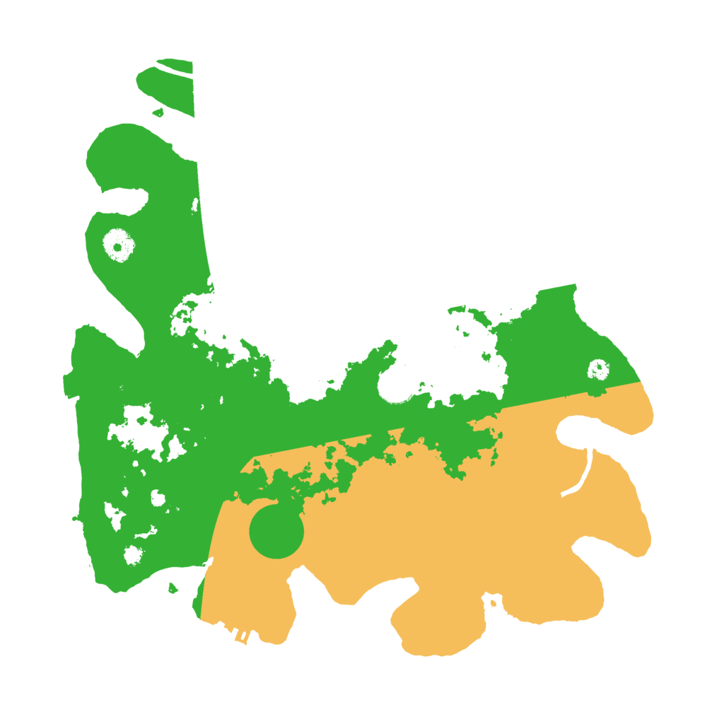 Biome Rust Map: Procedural Map, Size: 3500, Seed: 1266479145