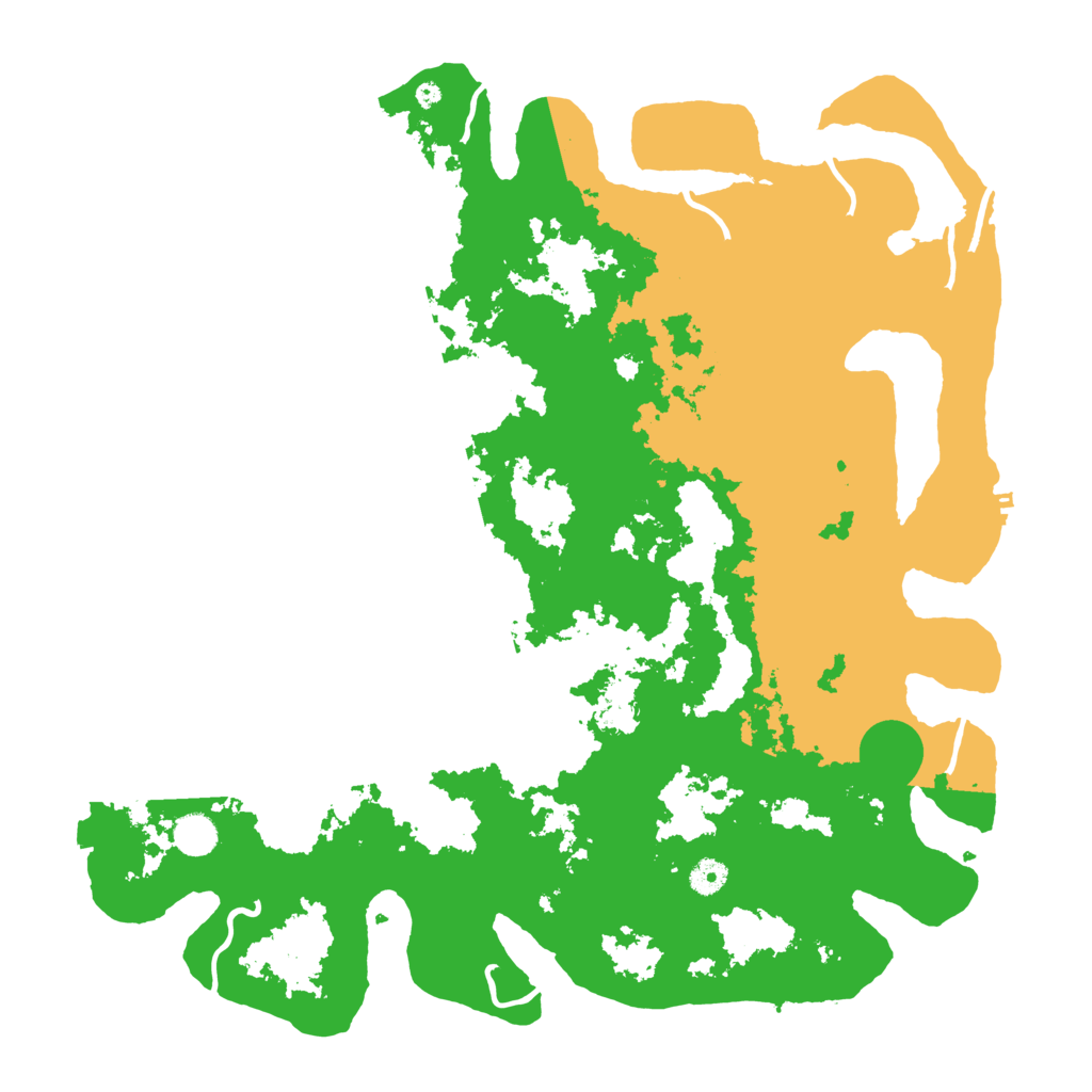 Biome Rust Map: Procedural Map, Size: 4500, Seed: 1651665