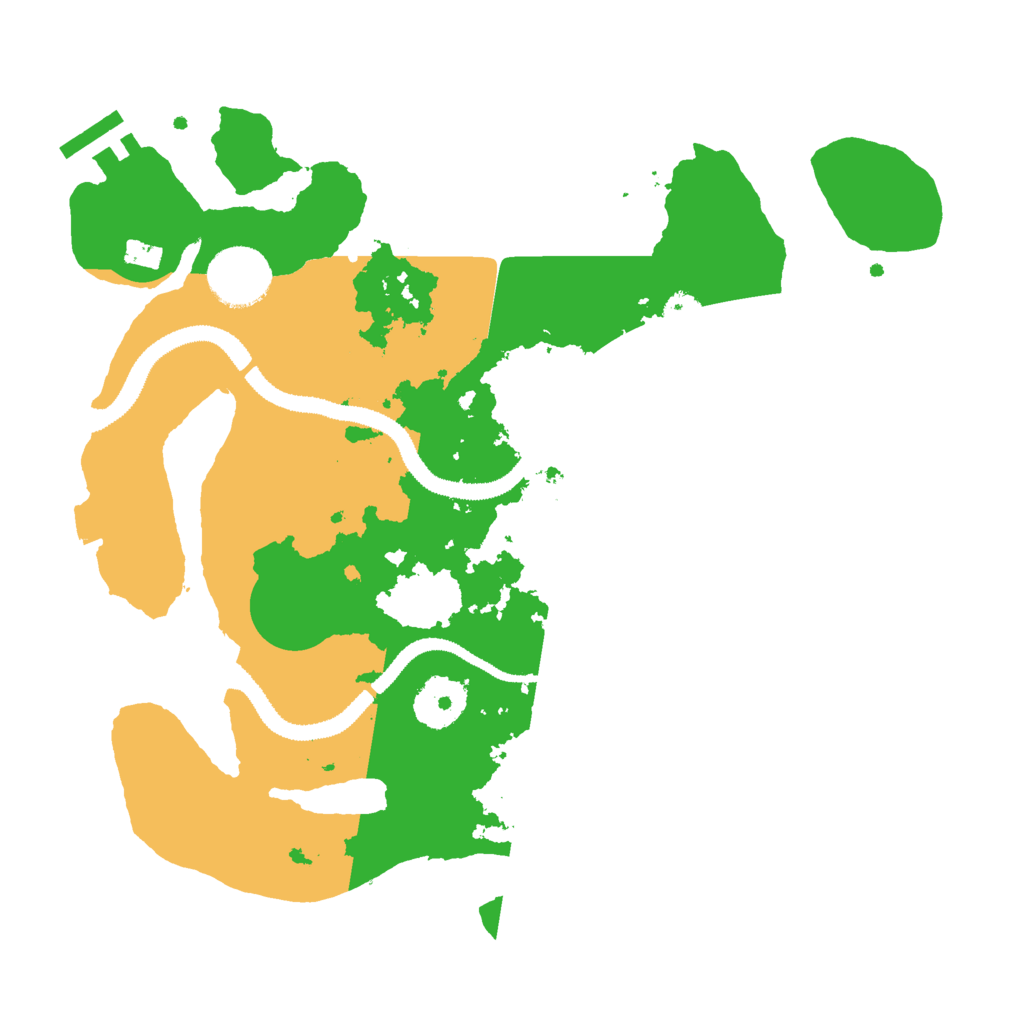 Biome Rust Map: Procedural Map, Size: 3000, Seed: 4721