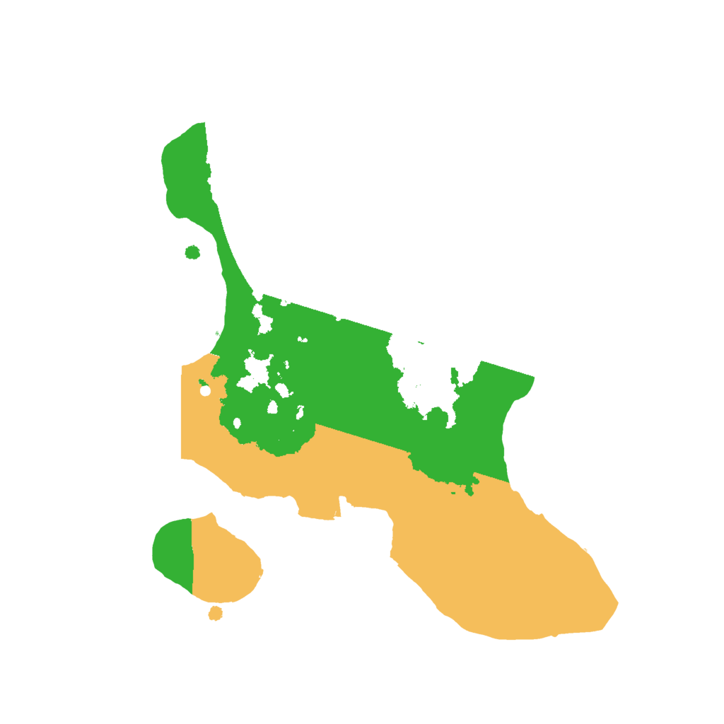 Biome Rust Map: Procedural Map, Size: 2000, Seed: 989898
