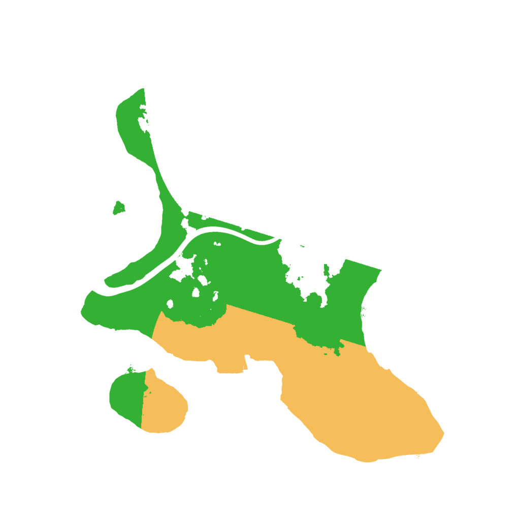 Biome Rust Map: Procedural Map, Size: 2000, Seed: 989898