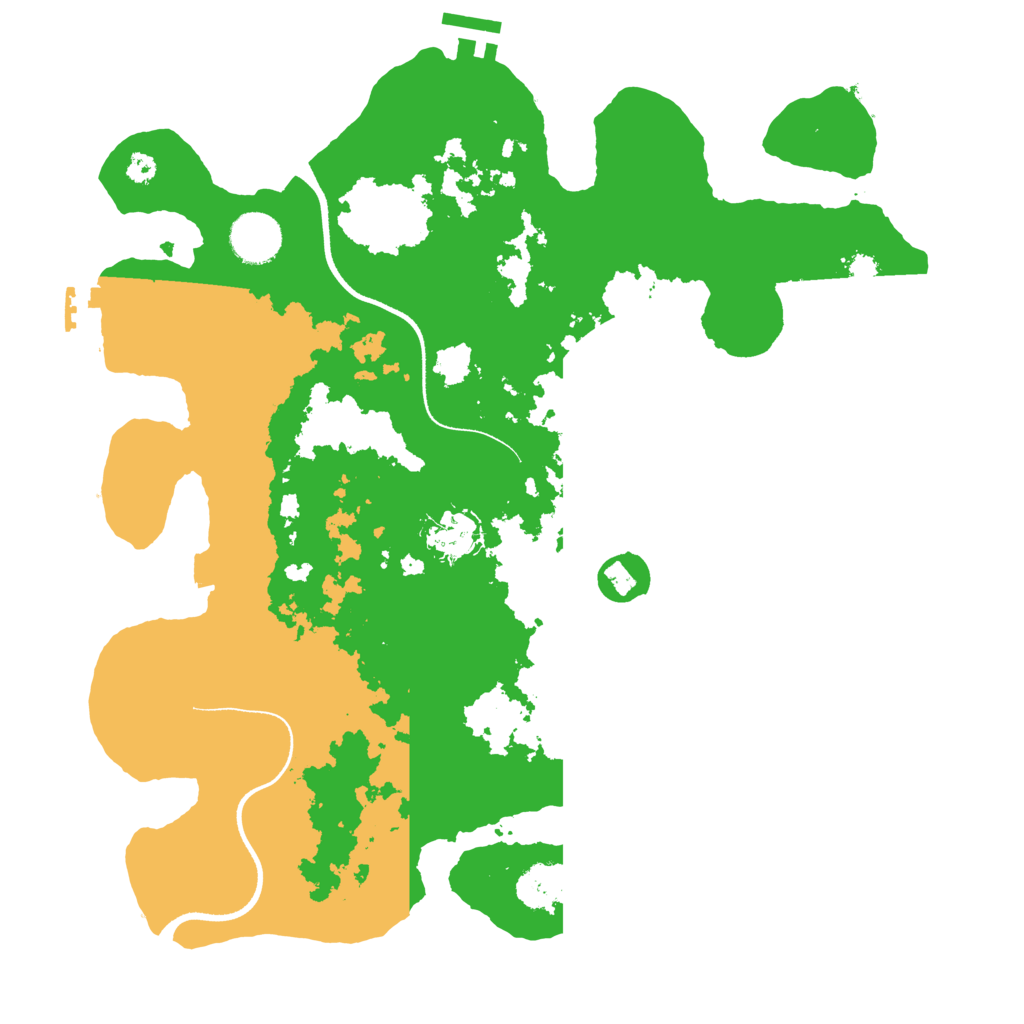 Biome Rust Map: Procedural Map, Size: 3500, Seed: 1588984780