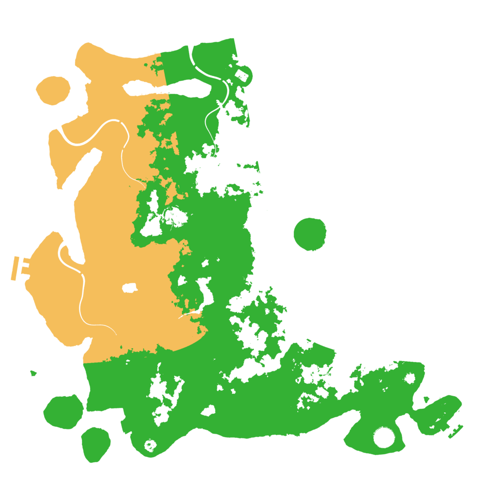 Biome Rust Map: Procedural Map, Size: 4200, Seed: 7801080