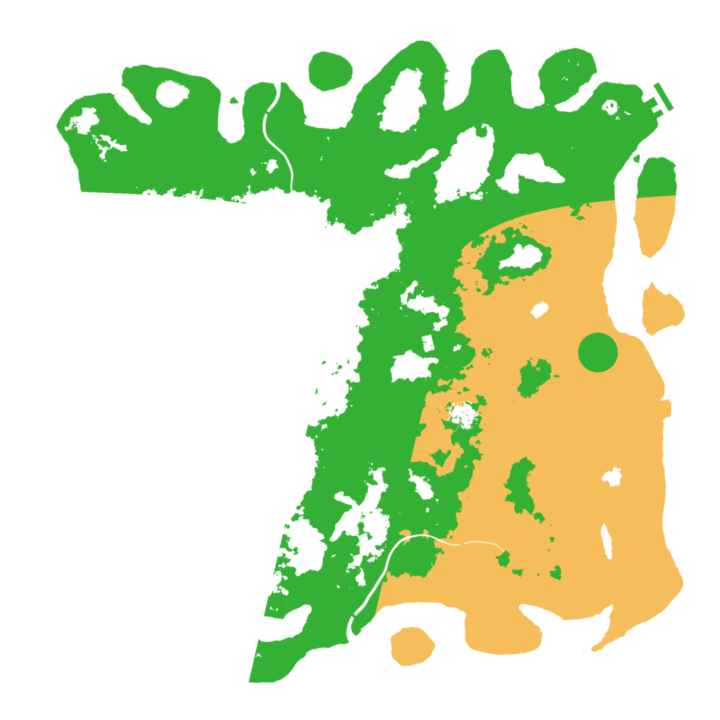 Biome Rust Map: Procedural Map, Size: 4800, Seed: 813435840
