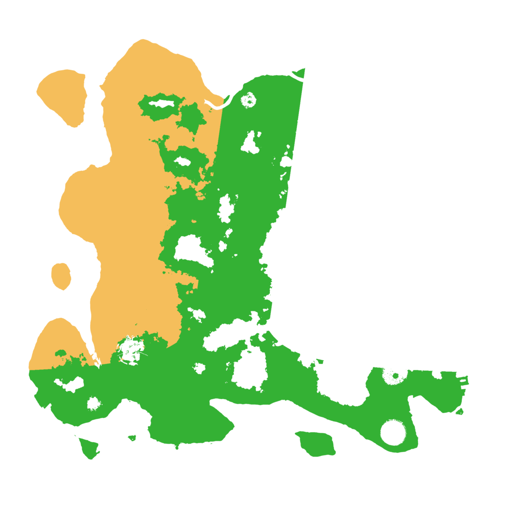 Biome Rust Map: Procedural Map, Size: 3500, Seed: 55551314