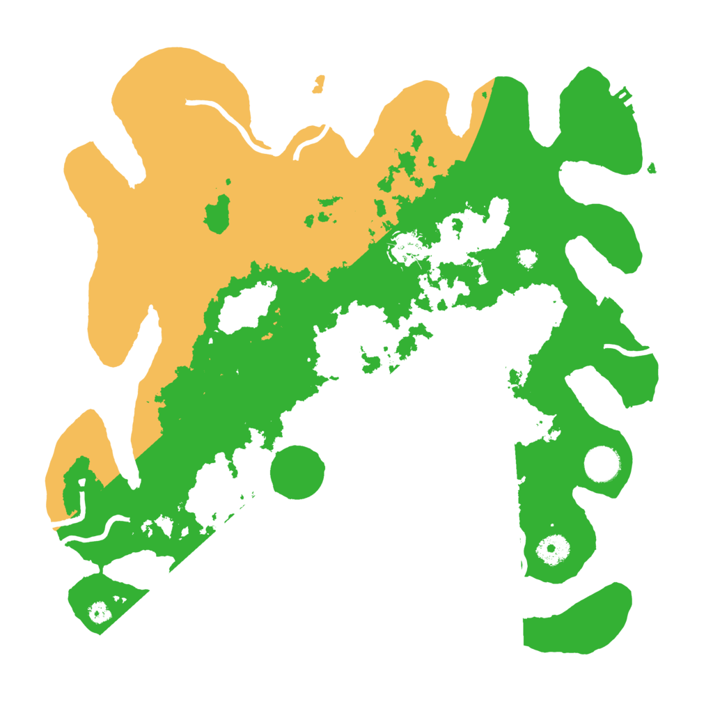 Biome Rust Map: Procedural Map, Size: 3500, Seed: 2055390589