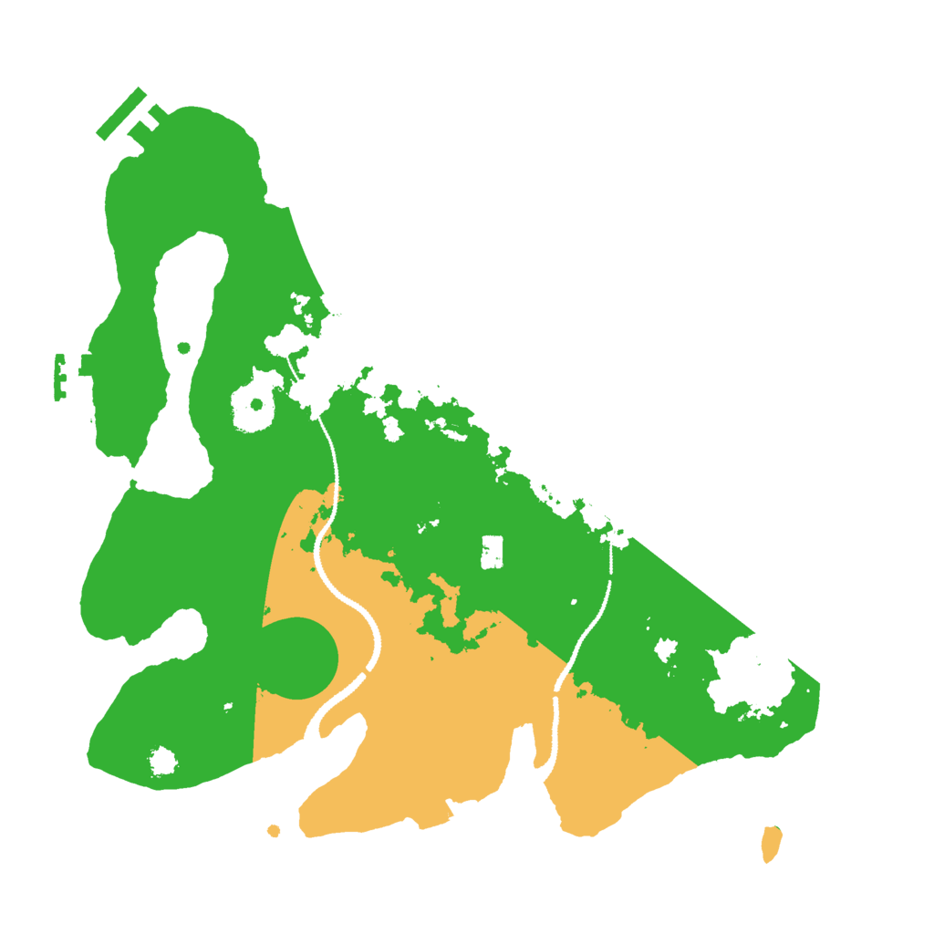 Biome Rust Map: Procedural Map, Size: 3000, Seed: 1504841638