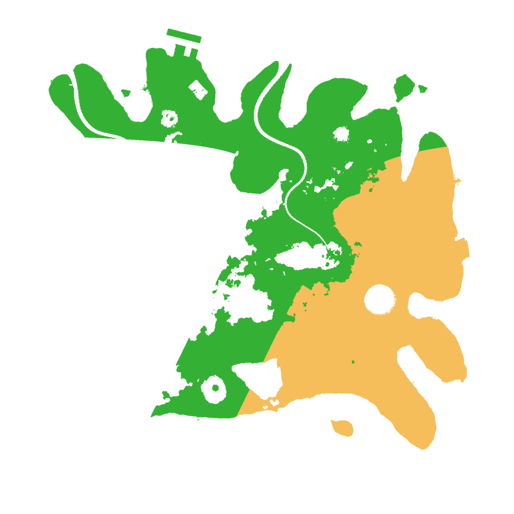 Biome Rust Map: Procedural Map, Size: 3000, Seed: 414174650