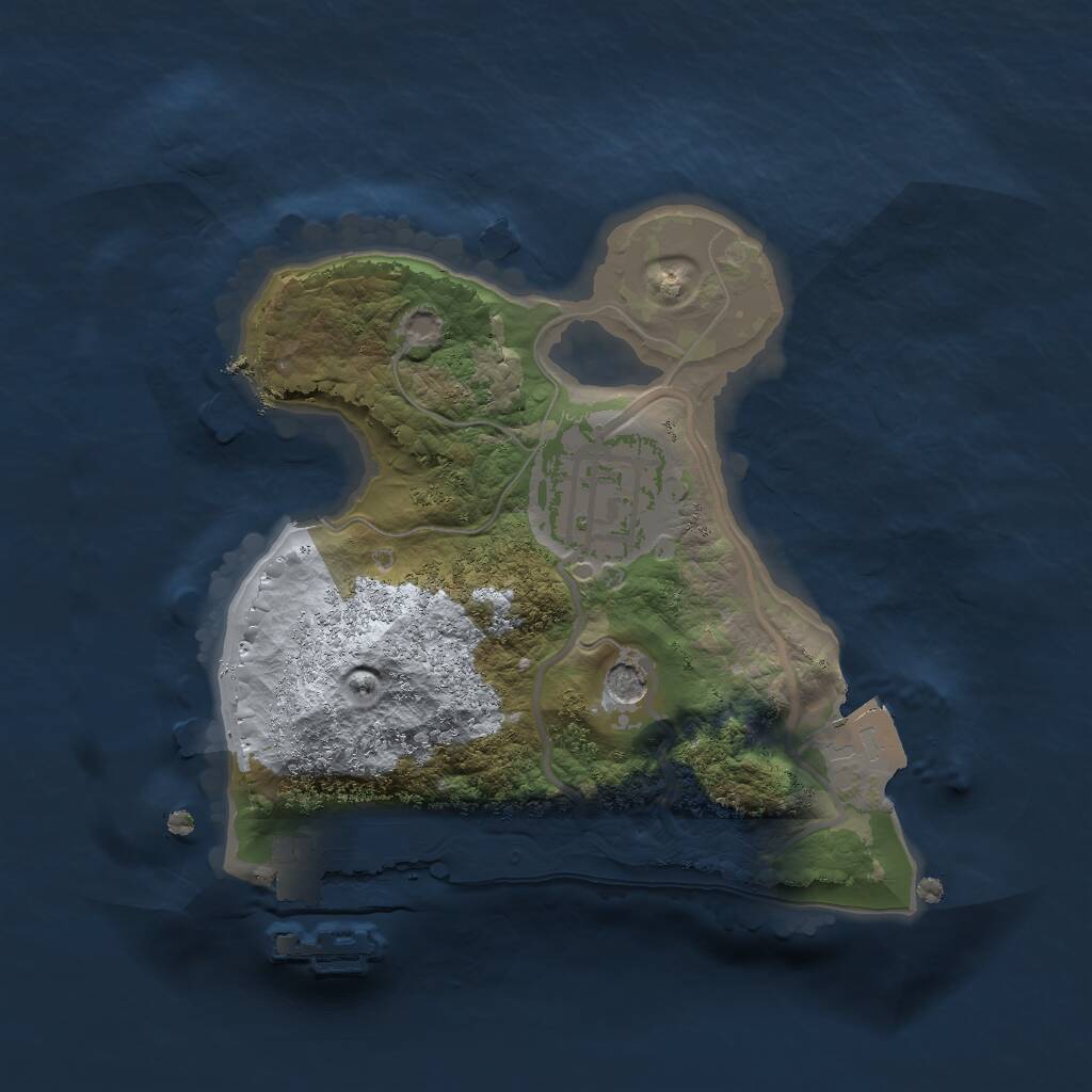 Rust Map: Procedural Map, Size: 1700, Seed: 56756756, 4 Monuments