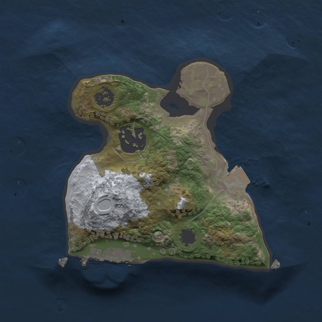 Rust Map: Procedural Map, Size: 1700, Seed: 56756756, 5 Monuments