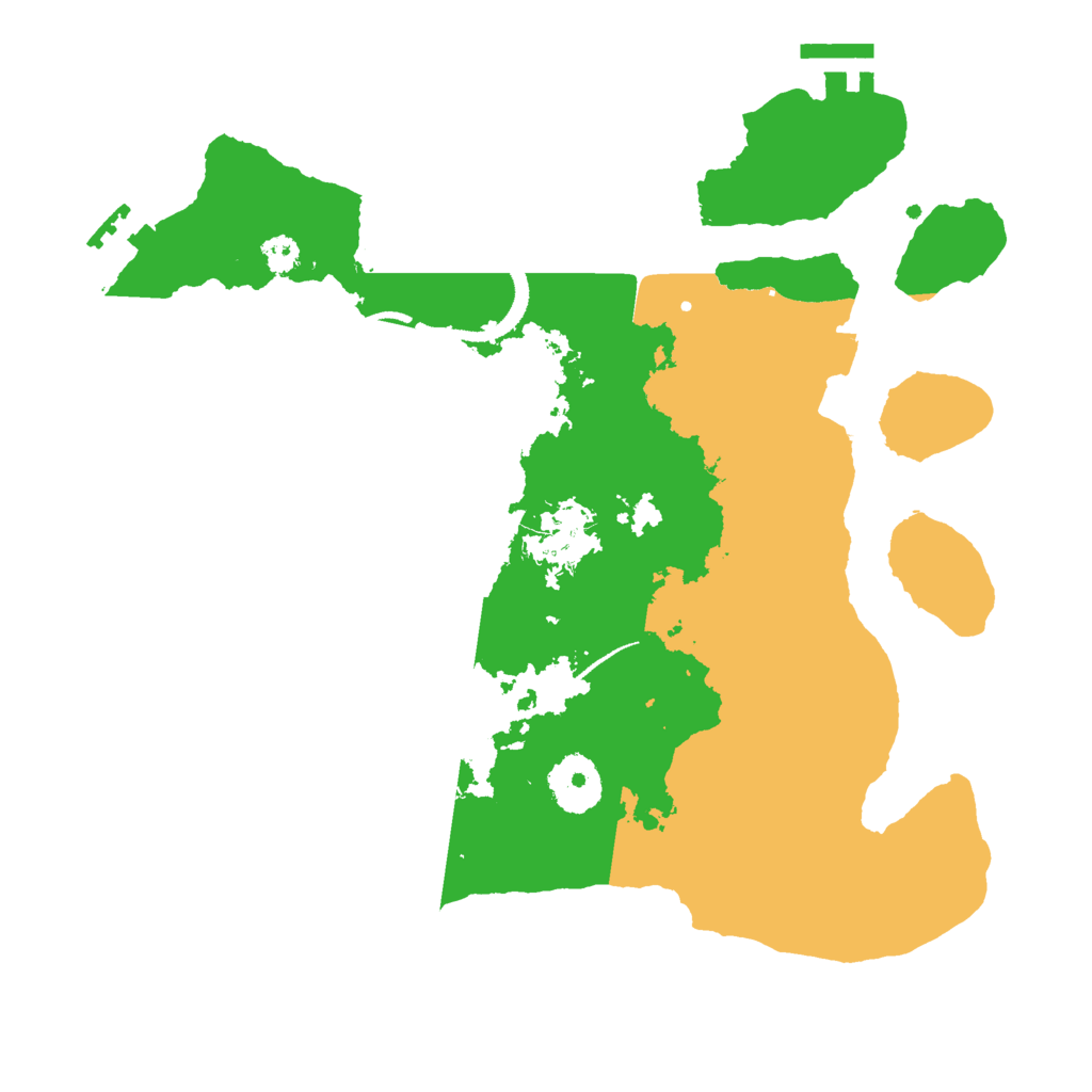Biome Rust Map: Procedural Map, Size: 3000, Seed: 3424
