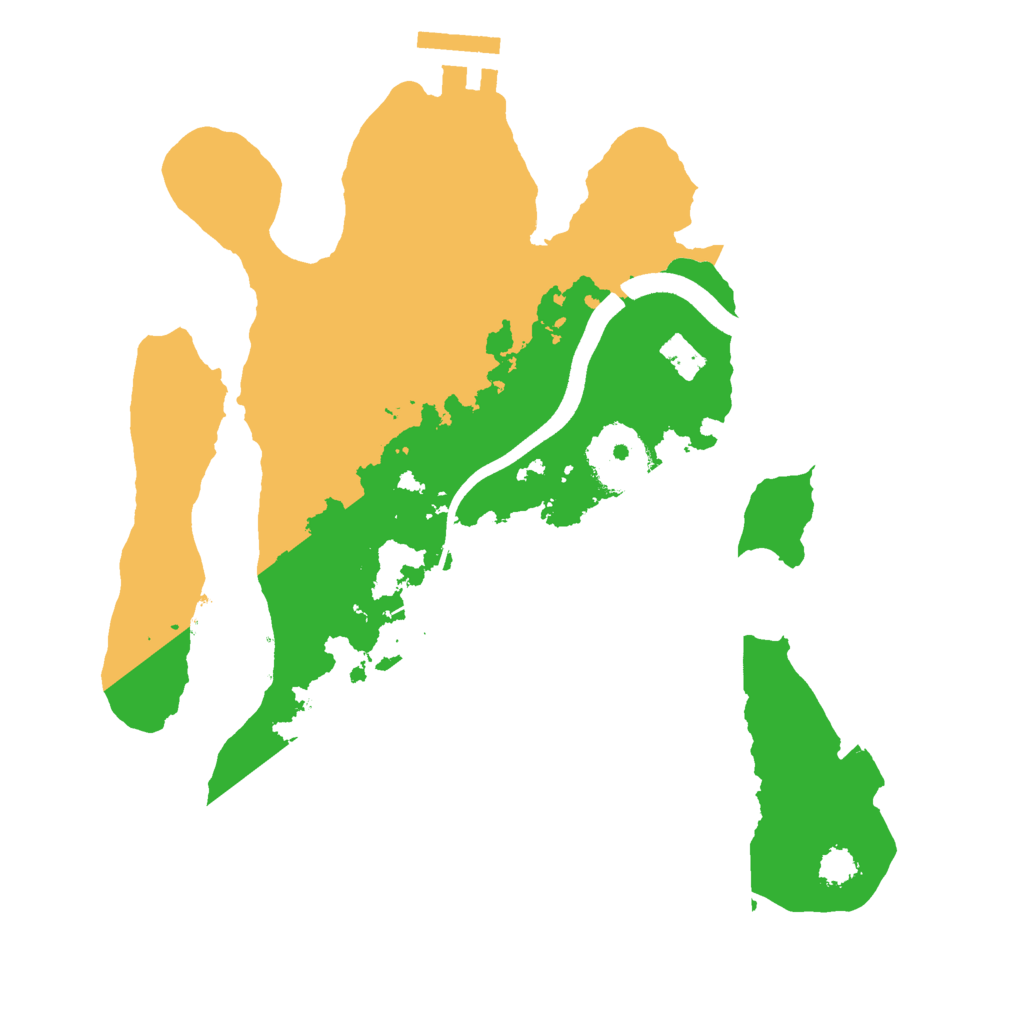 Biome Rust Map: Procedural Map, Size: 2500, Seed: 1393555353