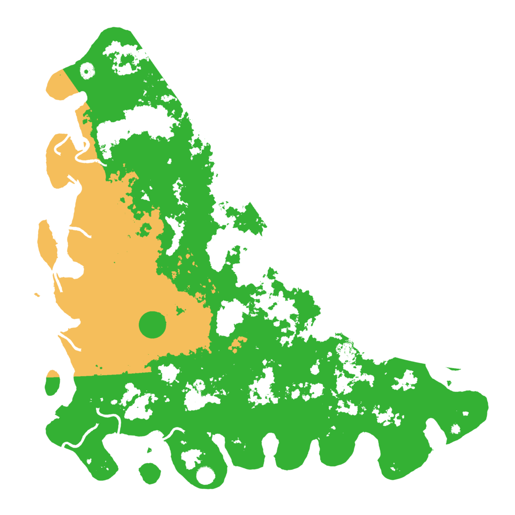 Biome Rust Map: Procedural Map, Size: 5000, Seed: 108000508