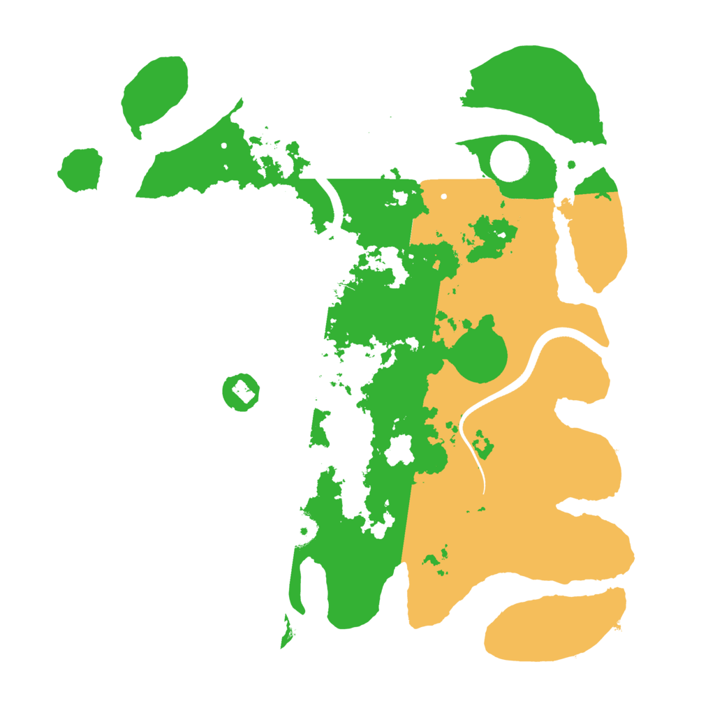 Biome Rust Map: Procedural Map, Size: 3500, Seed: 1606538472