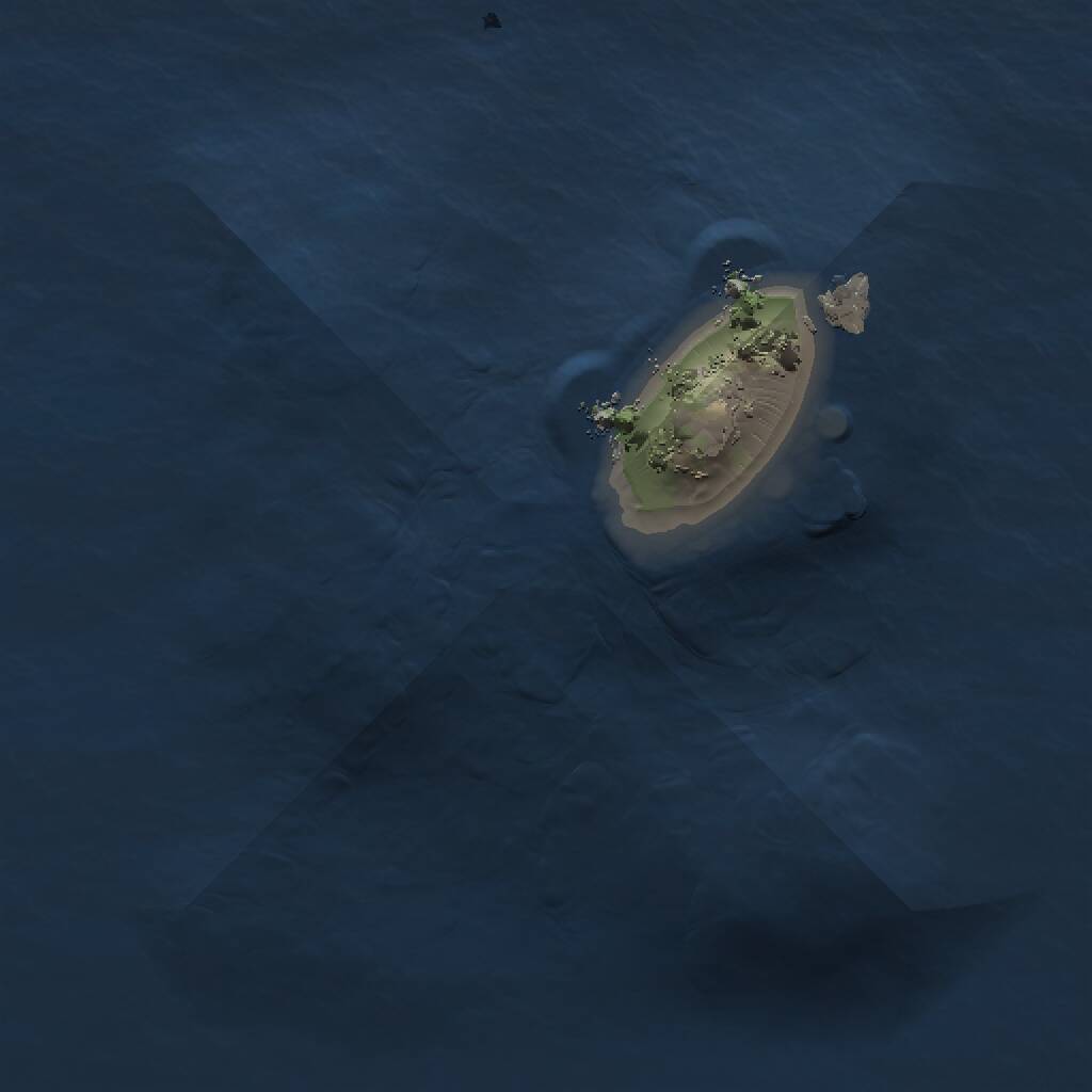 Rust Map: Procedural Map, Size: 1000, Seed: 4323423, 1 Monuments