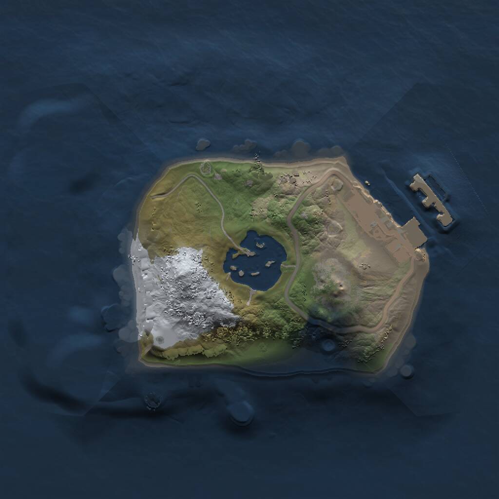 Rust Map: Procedural Map, Size: 1300, Seed: 56756756, 3 Monuments