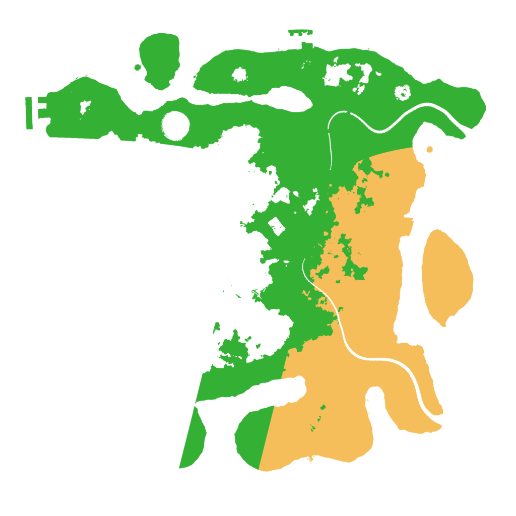 Biome Rust Map: Procedural Map, Size: 3250, Seed: 361102476