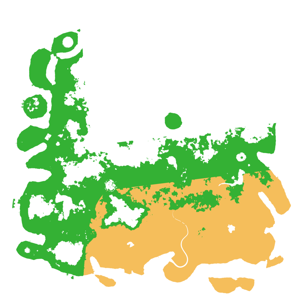 Biome Rust Map: Procedural Map, Size: 5000, Seed: 1824878