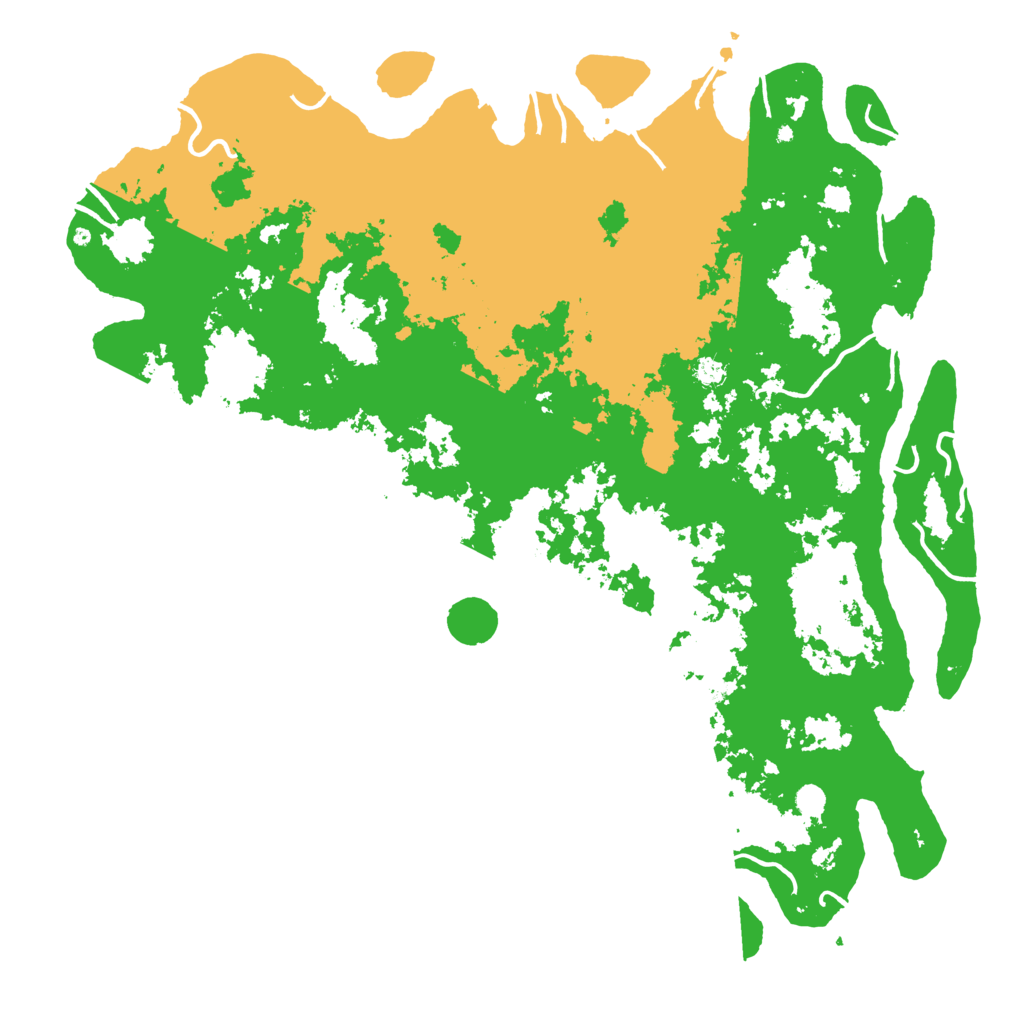 Biome Rust Map: Procedural Map, Size: 6000, Seed: 1163166